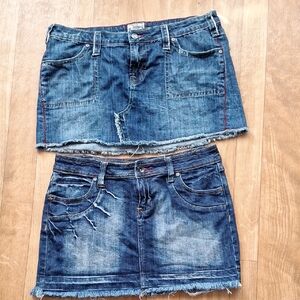 Denim Mini Skirt